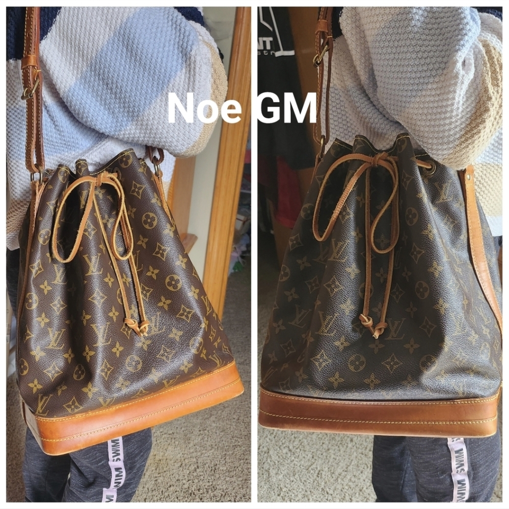 AUTHENTIC Louis Vuitton Monogram Noe GM bucket